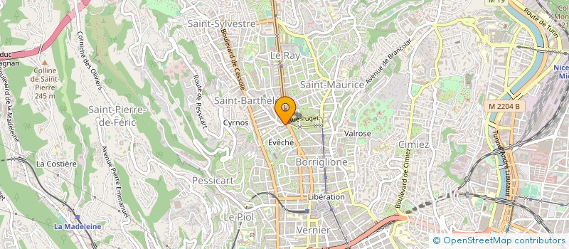 localisation de l'entreprise SYNDERS à NICE