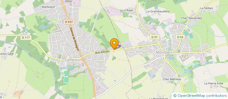 localisation de l'entreprise SYNDES  GENESTON