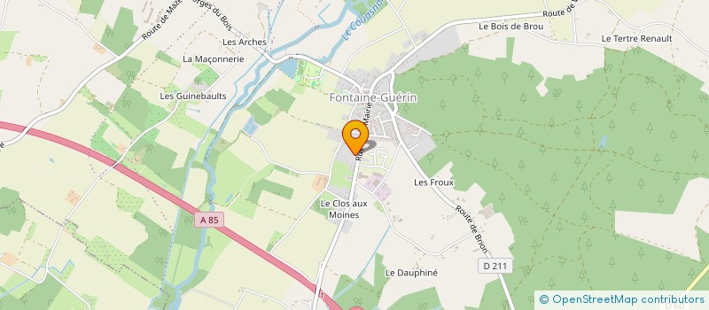 localisation de l'entreprise SYNDEV  LES BOIS D'ANJOU