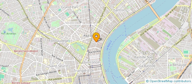 localisation de l'entreprise SYNDI 5 RUE TOURAT  BORDEAUX