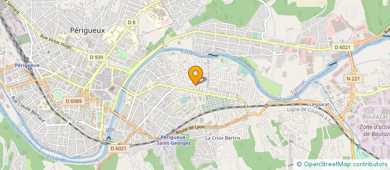 localisation de l'entreprise SYNDI COOP RESI LE PAVILLON  PERIGUEUX