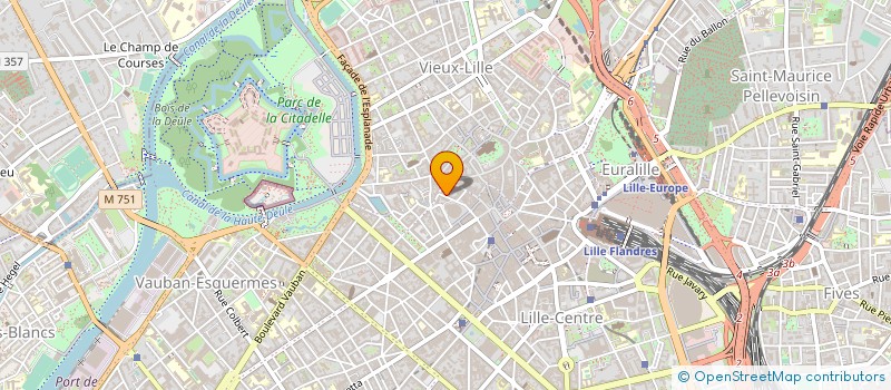 localisation de l'entreprise SYNDI COPRO 12 CHAMBRE DES COMPTES à LILLE