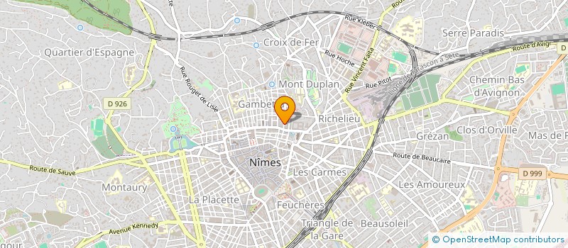 localisation de l'entreprise SYNDI COPRO 4 RUE DE LA VIERGE  NIMES