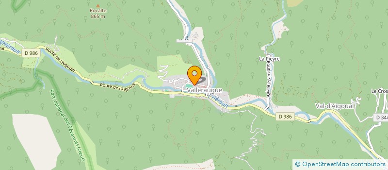 localisation de l'entreprise SYNDI COPRO BAT ANEMONE  VAL-D'AIGOUAL