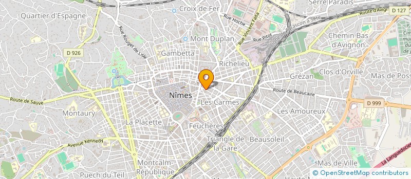 localisation de l'entreprise SYNDI COPRO GARAGES COLBERT  NIMES