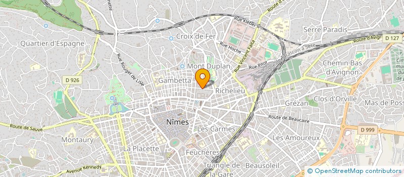 localisation de l'entreprise SYNDI COPRO IMB AQUITAINE  NIMES