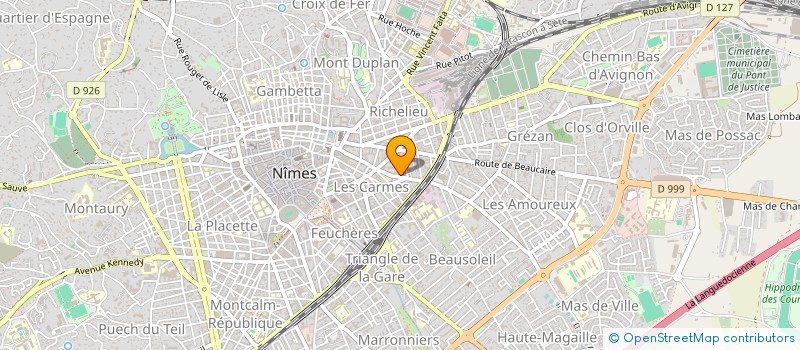 localisation de l'entreprise SYNDI COPRO IMB LE MIDI  NIMES