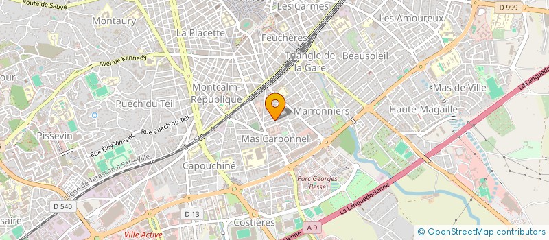 localisation de l'entreprise SYNDI COPRO IMB LES MIMOSAS  NIMES