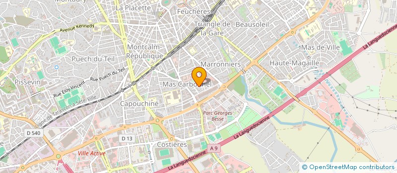 localisation de l'entreprise SYNDI COPRO IMB OCCIDENT I  NIMES