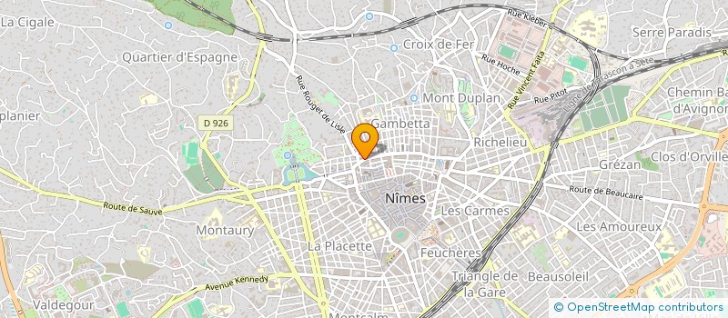 localisation de l'entreprise SYNDI COPRO LA BOUQUERIE  NIMES