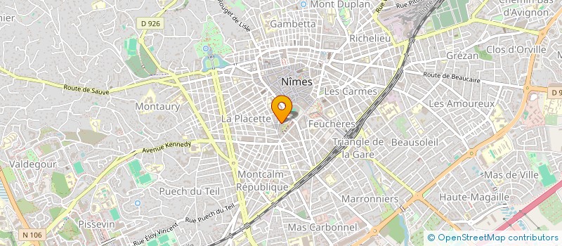 localisation de l'entreprise SYNDI COPRO LE DUCROS  NIMES