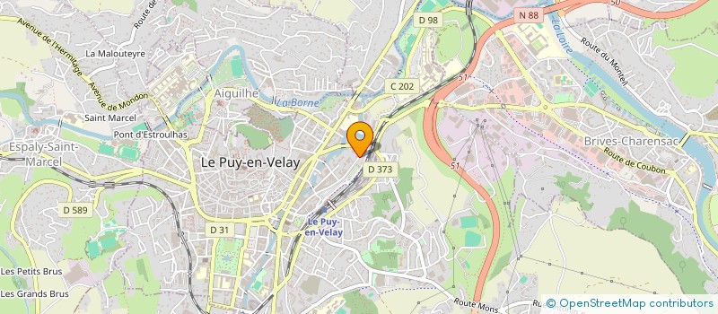 localisation de l'entreprise SYNDI COPRO LE TOURAINE  LE PUY-EN-VELAY