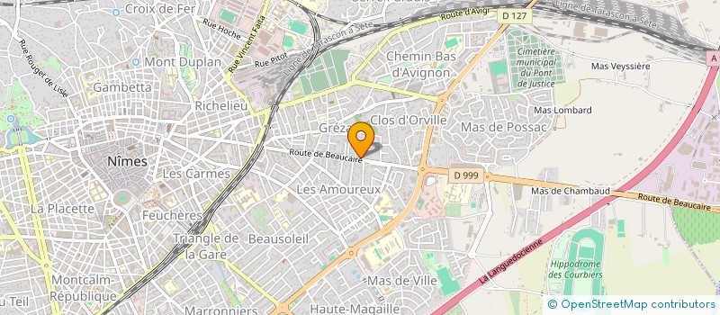 localisation de l'entreprise SYNDI COPRO LES CERISIERS  NIMES