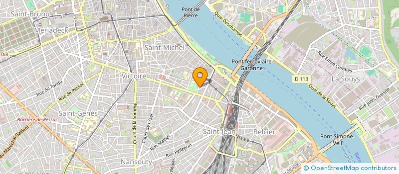 localisation de l'entreprise SYNDI COPRO RES DOM DEVIENNE  BORDEAUX