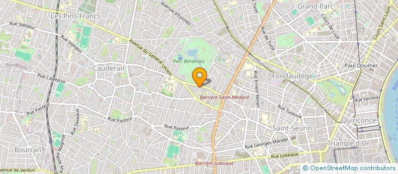 localisation de l'entreprise SYNDI COPRO RES LE PARC  BORDEAUX