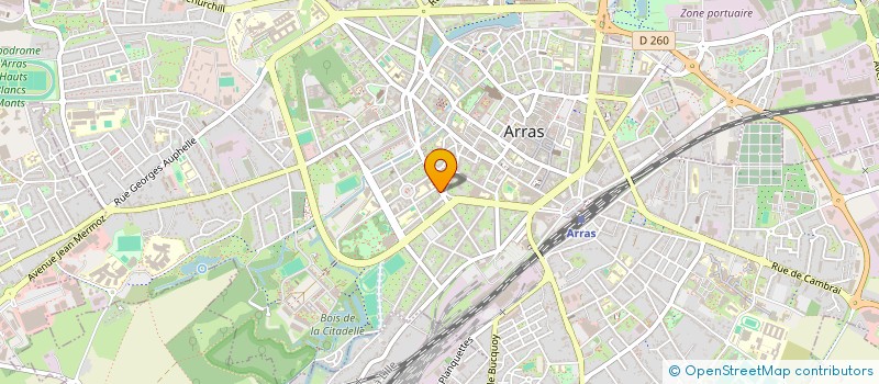 localisation de l'entreprise SYNDI COPRO RESIDENCE DU PERE HALLUIN à ARRAS