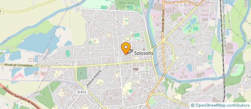 localisation de l'entreprise SYNDI COPRO RESIDENCE ST CHRISTOPHE I à SOISSONS