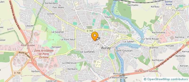 localisation de l'entreprise SYNDI COPROP R CLEMENCEAU II à AURAY