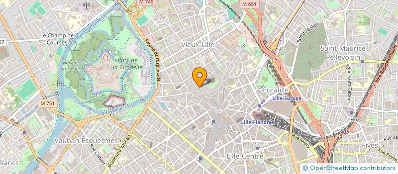 localisation de l'entreprise SYNDI. COPROP.RES LES PRINCES DE SOUBISE à LILLE