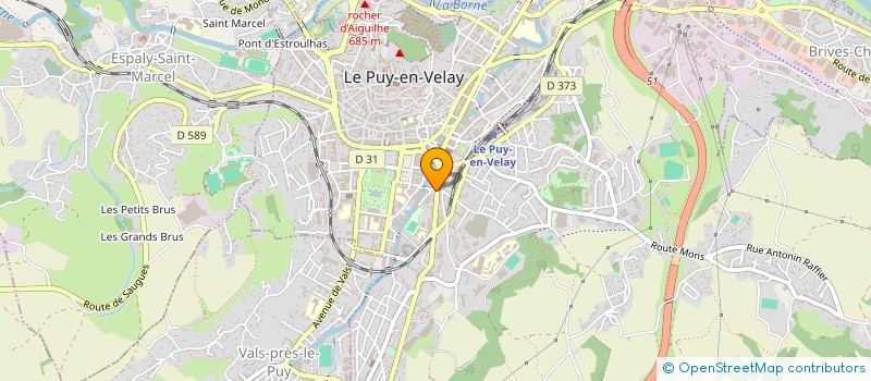 localisation de l'entreprise SYNDI COPROPRIETAIRES LE LANGUEDOC  LE PUY-EN-VELAY