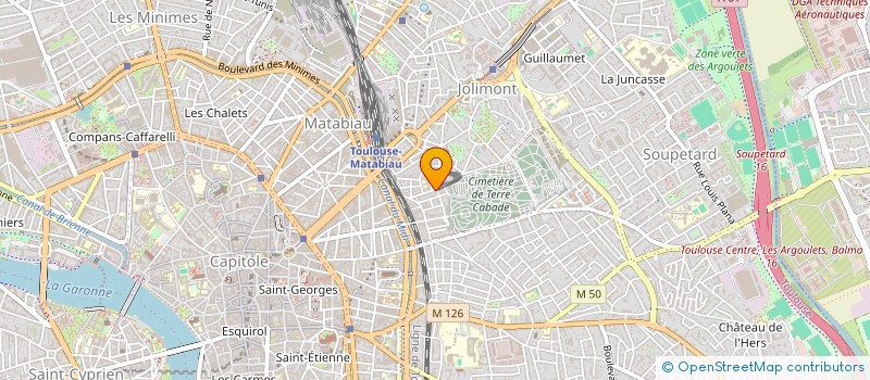 localisation de l'entreprise SYNDI COPROPRIETE 21 AVE DE LA COLONNE  TOULOUSE