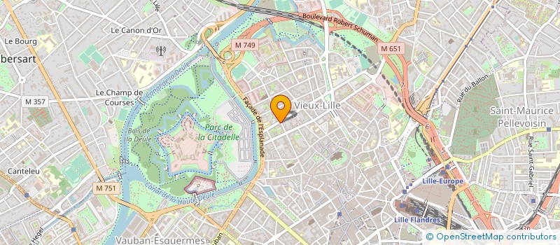localisation de l'entreprise SYNDI COPROPRIETE IMM 93 RUE ROYALE à LILLE