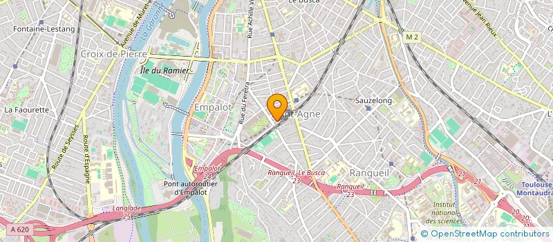 localisation de l'entreprise SYNDI COPROPRIETE RESIDENCE ELVIRE à TOULOUSE