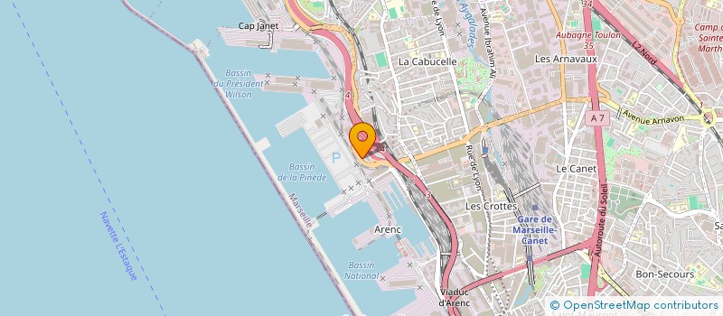 localisation de l'entreprise SYNDI ENTREP MANUT PORTU MARS FOS BASSIN à MARSEILLE
