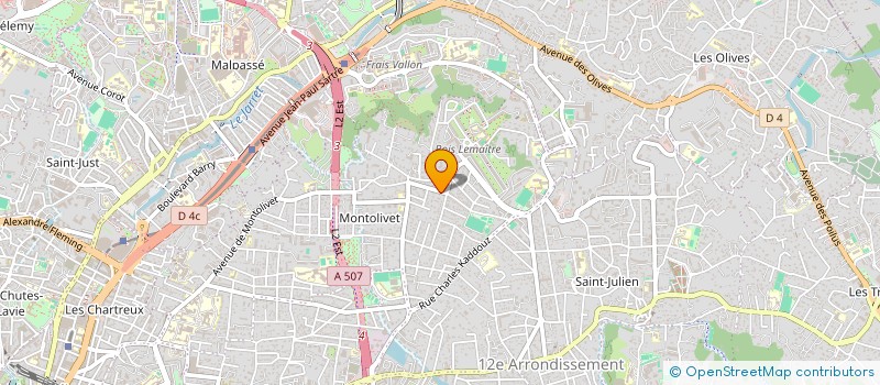localisation de l'entreprise SYNDI PROFE ETS ENSEI CONDU VEHIC MOTO à MARSEILLE