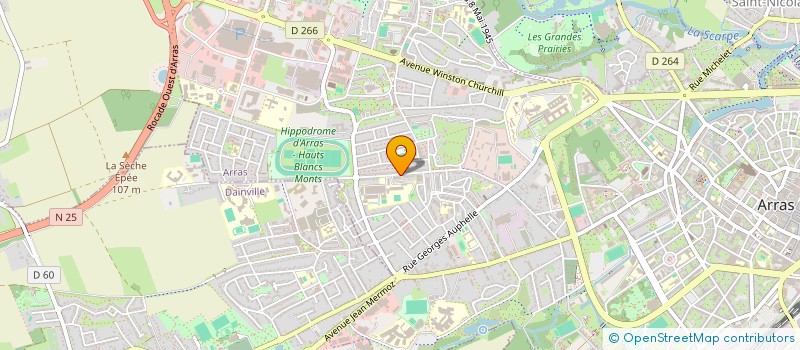 localisation de l'entreprise SYNDI PROPRIETAIRE RESID CHAMP DE COURSE à ARRAS