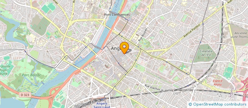 localisation de l'entreprise SYNDIC 1 RUE LENEPVEU à ANGERS