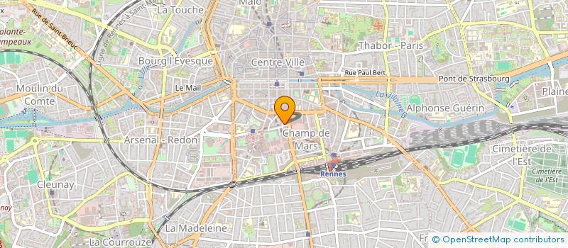 localisation de l'entreprise SYNDIC 15 RUE DE PLELO  RENNES