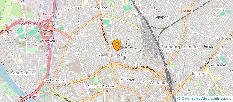 localisation de l'entreprise SYNDIC 17 RUE PIERRE ARAGON à TOULOUSE
