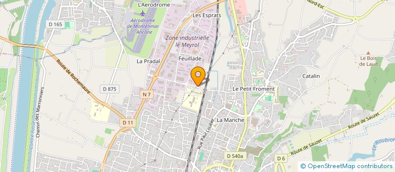 localisation de l'entreprise SYNDIC 26  MONTELIMAR