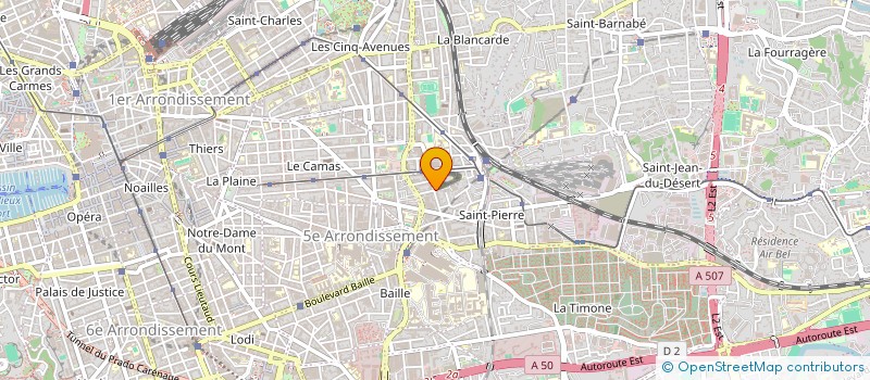 localisation de l'entreprise SYNDIC 29 IMPASSE JEAN MARTIN à MARSEILLE 5EME