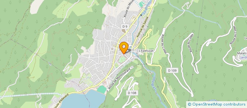 localisation de l'entreprise SYNDIC 3 RUE DU DR MANSORD à ALLEVARD