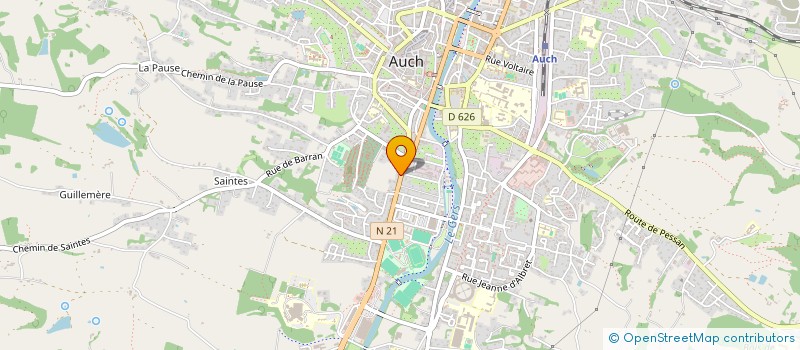 localisation de l'entreprise SYNDIC 4 AVENUE DES PYRENEES  AUCH