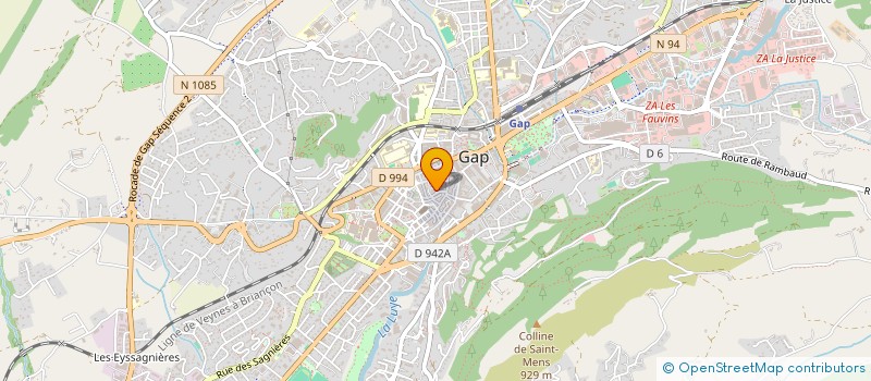 localisation de l'entreprise SYNDIC  GAP