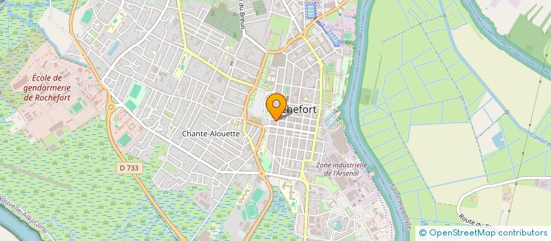 localisation de l'entreprise SYNDIC 54 DE GAULLE  ROCHEFORT