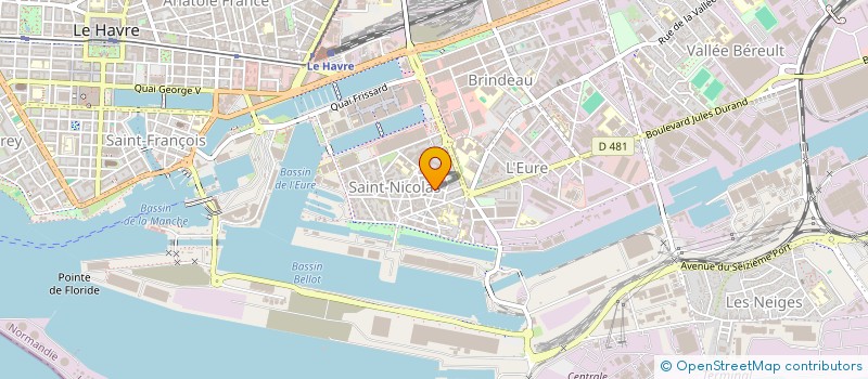 localisation de l'entreprise SYNDIC 56 ET 60 PAUL MARION à LE HAVRE