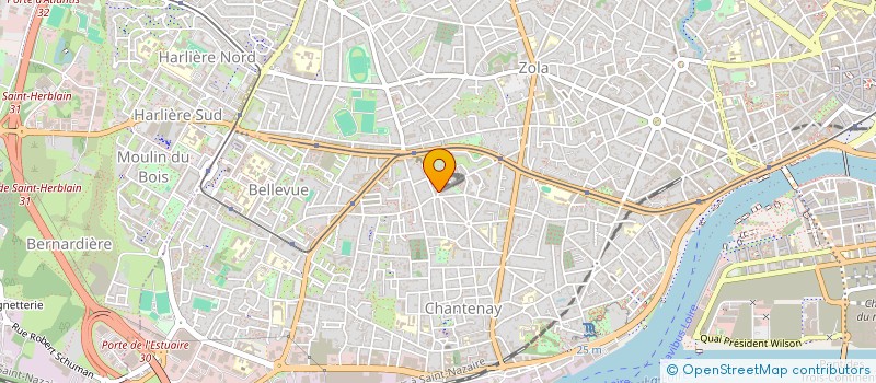 localisation de l'entreprise SYNDIC 72 BOIS HERCE  NANTES