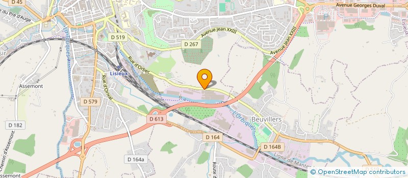 localisation de l'entreprise SYNDIC 93 ROUTE D ORBEC  LISIEUX