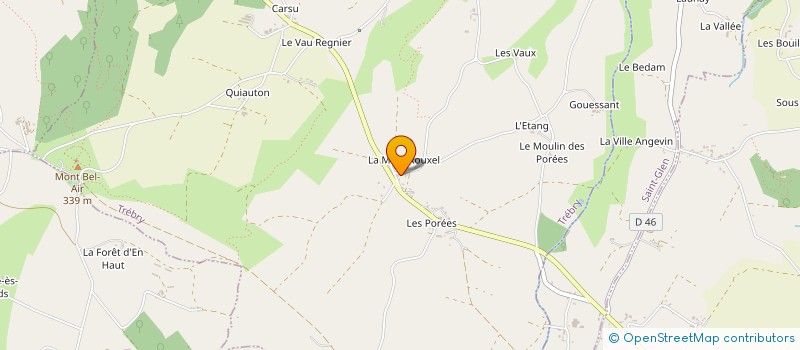 localisation de l'entreprise SYNDIC ACTION SANITAIRE ELEVEURS DU MENE  TREBRY