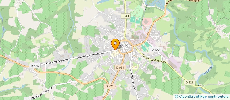 localisation de l'entreprise SYNDIC AVENUE DE GOUNON  EAUZE