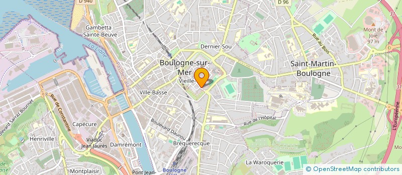 localisation de l'entreprise SYNDIC BENEVOLE à BOULOGNE-SUR-MER