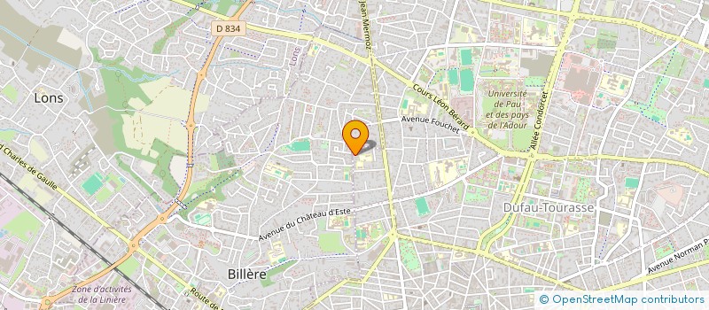 localisation de l'entreprise SYNDIC BENEVOLE CLEMENCELIE à PAU
