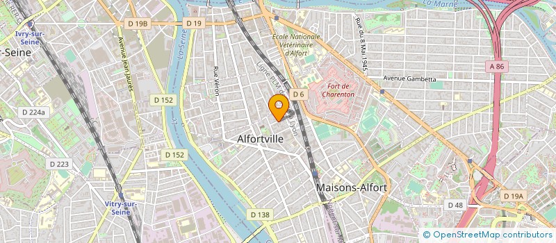 localisation de l'entreprise SYNDIC BENEVOLE COPRO 7 ROGER MORDREL ALFORTVILLE  ALFORTVILLE