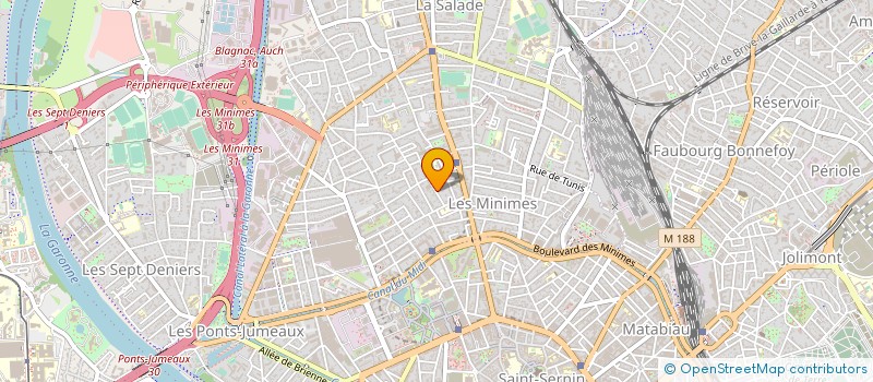 localisation de l'entreprise SYNDIC BENEVOLE COPROPRIETE à TOULOUSE