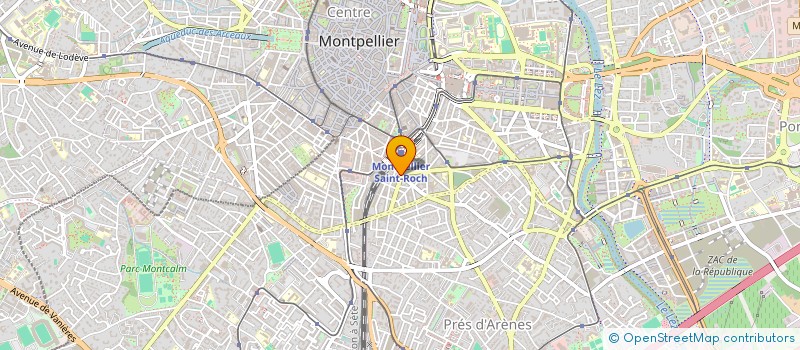 localisation de l'entreprise SYNDIC BENEVOLE COPROPRIETE FREDERIC BAZILLE à MONTPELLIER