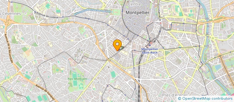 localisation de l'entreprise SYNDIC BENEVOLE DE COPROPRIETE à MONTPELLIER